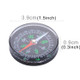 10 PCS 40mm Outdoor Sports Camping Hiking Pointer Guider Plastic Compass Hiker Navigation, Random Color Delivery