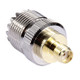 Coaxial SMA Female to UHF Female Adapter(Silver)