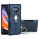 For Galaxy Note 9 2 In 1 Cube PC + TPU Protective Case with 360 Degrees Rotate Silver Ring Holder(Navy Blue)