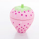 Creative Cartoon Fruit Shape Multi-Function Rotary Timer Learning Work Efficiency Time Manager(Strawberry)