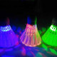 4 in 1 LED Goose Feather Material LED Light Durable Badminton