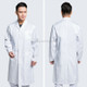 Drugstore Working Clothes Doctor Clothing Long Sleeve Male White Scrubs, Size: XL, Height: 180cm