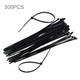 500 PCS 5mm*300mm Nylon Cable Ties(Black)