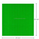32*32 Small Particle DIY Building Block Bottom Plate 25.5*25.5 cm Building Block Wall Accessories Toys for Children(Green)