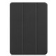 Custer Texture Horizontal Flip PU Leather Case for iPad Pro 12.9 inch (2018), with Three-folding Holder & Sleep / Wake-up Function(Black)