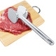 Aluminum Alloy Loose Tenderizers Meat Hammer Steak Pork Kitchen Tools, Large Size: 6.5 x 25.0cm
