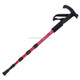 Aotu AT7555 108cm Outdoor Camping Aluminum Alloy T Handle Lock 4 Alpenstock(Red)