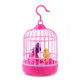 Voice-activated Electric Birdcage Mini Children Toys(Red)