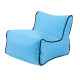 Waterproof Mini Inflatable Baby Seats SofaChair Furniture Bean Bag Seat Cushion(Sky blue seat)