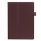 Litchi Texture Horizontal Flip Solid Color Leather Case with Holder for Lenovo TAB 2 A10-30 X30F & TAB 2 A10-70F, 10.1 inch(Coffee)
