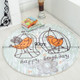 Cute Hand-painted Animal Carpet Round Mat Chair Cushion Baby Crawling Floor Mat Pad, Size: Diameter 90cm(Jungle Bird)