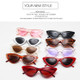 Sexy Ladies Cat Eye Sunglasses Women Vintage Sun Glasses(Red)
