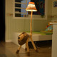 Creative Plush Animal Floor Lamp Bedroom Decoration Lamp(Lion)