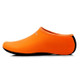 Yoogan 2 Pairs Unisex Outdoor Non-Slip Beach Socks for Swimming Diving Snorkeling, Shoe Size:M?35-36?(Orange)