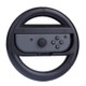 For Nintendo Switch Joy-Con Controller (Not Included) Round Gaming Steering Wheel(Black)
