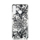 Black Flower Pattern Highly Transparent TPU Protective Case for Huawei P30 Lite