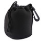 Neoprene SLR Camera Lens Carrying Bag Pouch Bag with Carabiner, Size: 8x10cm(Black)