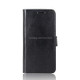 For Sony Xperia XZ2 Compact PU + TPU Crazy Horse Texture Horizontal Flip Leather Case with Wallet & Holder & Card Slots(Black)