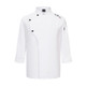 Long Sleeve Chef Clothes Overalls, Size:4XL(White)