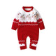 Cartoon Christmas Deer Boys And Girls Leotard (Color:Red Size:90cm)