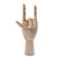 Wooden Doll Hand Joint Movable Hand Model Wooden Hand Art Sketch Tool, Size:12 Inch(Right Hand)