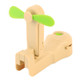 Multi-function Car Seat Back Fan Hanger Holder (Beige)