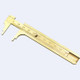 Portable Mini Brass Sliding 100mm Gauge Vernier Bead Jewelry Measuring Caliper