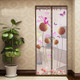 Summer Mosquito Curtain Magnetic Soft Screen Door Curtain, Size:90 x 210cm(Coffee)