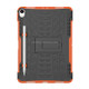 Tire Texture TPU+PC Shockproof Case for iPad Pro 11 inch (2018), with Holder & Pen Slot (Orange)