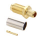 10 PCS Gold Plated RP-SMA Female Crimp RF Connector Adapter for RG58 / RG400 / RG142 / LMR195 Cable