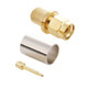 10 PCS Gold Plated SMA Male Plug Crimp RF Connector Adapter for RG58 / RG400 / RG142 / LMR195 Cable