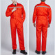 Waterproof Windproof Cotton Reflective Fashion Men And Women Conjoined Working Uniforms, Size:175/XL(Orange)