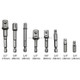 8 PCS/Set Socket Bit Extension Bar Hex Shank Adapter Drill Nut Driver Power Drill Bit, 1/4(65/50/30/25mm), 3/8(65/50mm), 1/2(73/50mm)