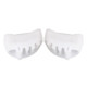 1 Pair SEBS Five-hole Honeycomb Hallux Valgus Toe Correction Front Pad(White)