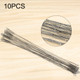 10 PCS 130 x 0.1mm High Carbon Steel Filament Small Toothed Belt Spiral Pull Flower Saw Blade for U Shape Hacksaw (OG7432)