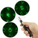4mw 532nm Green Beam Laser Stage Pen, Snowflake / Heart / Butterfly / 2-hearts etc. 6 Patterns(Black)