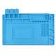 Maintenance Platform Anti-static Anti-slip High Temperature Heat-resistant Repair Insulation Pad Silicone Mats, Size: 45cm x 30cm (Blue)