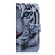 3D Colored Drawing Horizontal Flip Leather Case, with Holder & Card Slot & Wallet For Galaxy Note 10(Tiger)