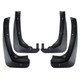 4 PCS Car Auto Semi-Rigid PVC Splash Flaps Mudguards Fender Guard for 2011 Version BMW X3