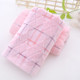 Double Gauze Cotton Untwisted Towel Thin and Soft Absorbent Hand Towels, Size:76x34cm(Pink)