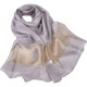Ladies Silk Sunscreen Shawl Beach Towel Scarf, Size:200cm(Grey)