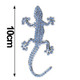 Diamond Gecko Style Chrome Badges(Silver)