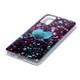 For Galaxy S20 Ultra Coloured Drawing Pattern IMD Workmanship Soft TPU Protective Case(Green Love)