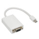 Mini Display to VGA 15 Pin Female Adapter for Apple(White)