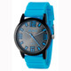 WeiYaQi 891 Fashion Wrist Watch with Silicagel Watch Band (Blue)