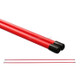 PGM 2 PCS Golf Alignment Sticks Fiberglass Training Aid Practice Rods for Correct Ball Direction(Color:Red Size:No Package)