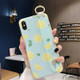 Lemon Pattern Wrist Strap TPU Case For Galaxy S9(Lemon Pattern model A)