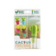 7 PCS Creative Cactus Silicone Wine Bottle Stopper + Wine Glass Marker Set