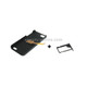 3 in 1 (Kiwibird Q-SIM Dual SIM Card Multi-SIM Card + Plastic Case + Tray Holder) for iPhone 5(Black)