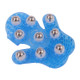 Thickened Palm-shaped Handheld Ball Meridian Massager(Blue)